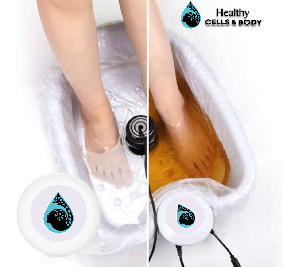 Ionic detox foot bath