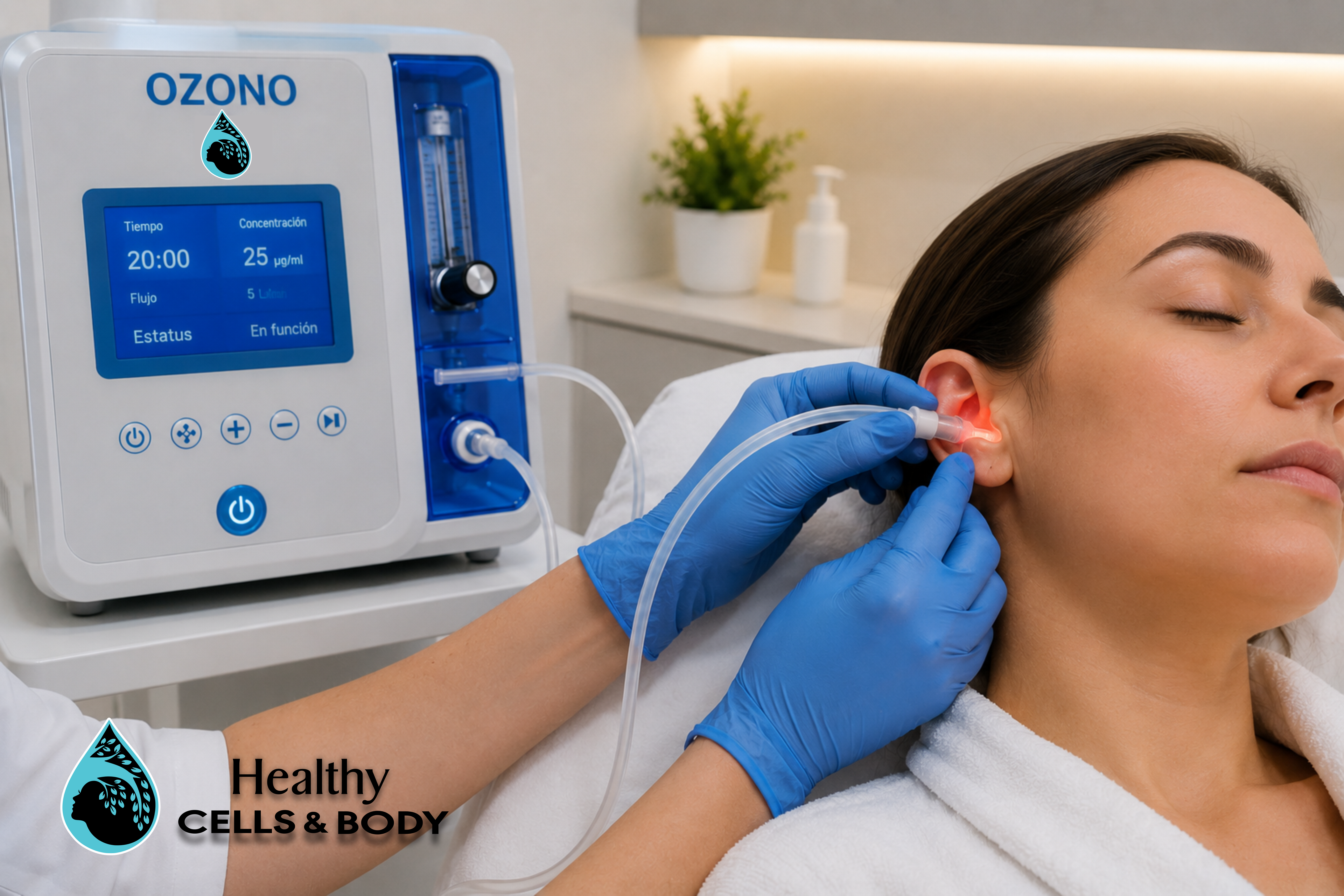 Otic ozone therapy
